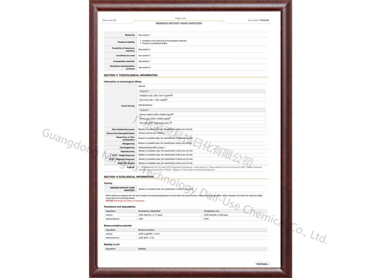 6.MSDS